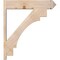 Ekena Millwork Merced Arts & Crafts Smooth Outlooker, Douglas Fir, 7 1/2"W x 34"D x 38"H OUT08X34X38MRC03SDF - alternate 4